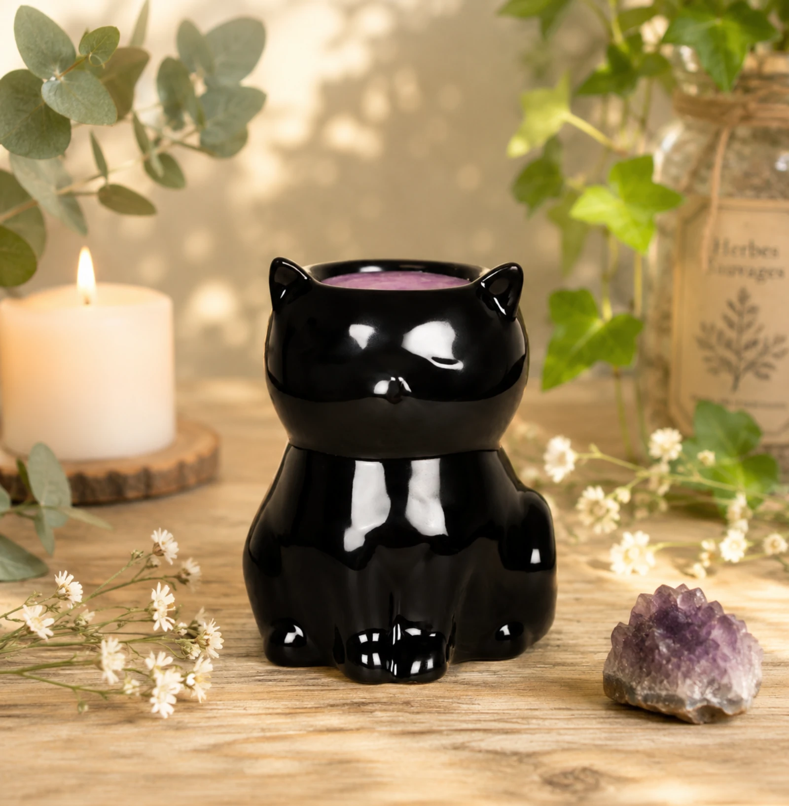 Quemador gato negro